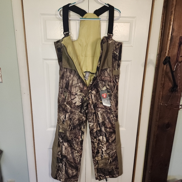 BROWNING Hells Canyon PRIMALOFT Insulated Hunting Mossy Oak Bibs WMS Size L NWT. - Picture 4 of 16